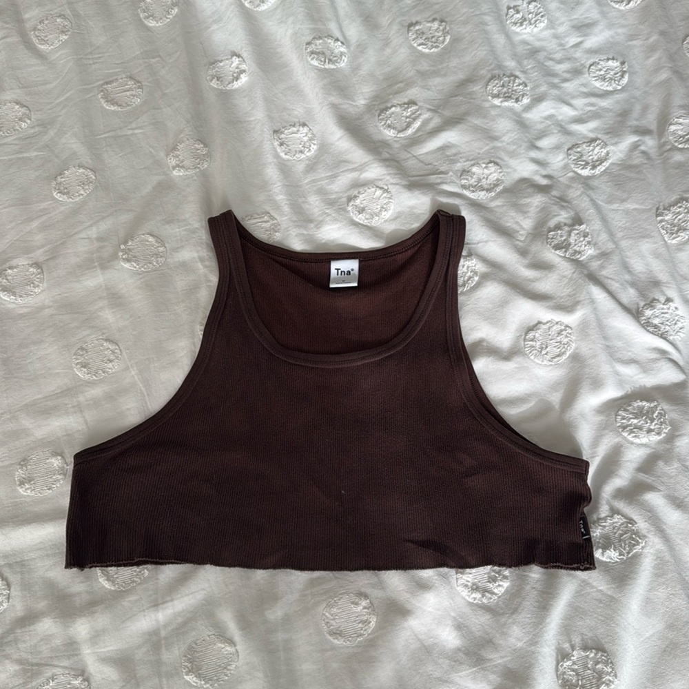 Ribbed TNA crop top
